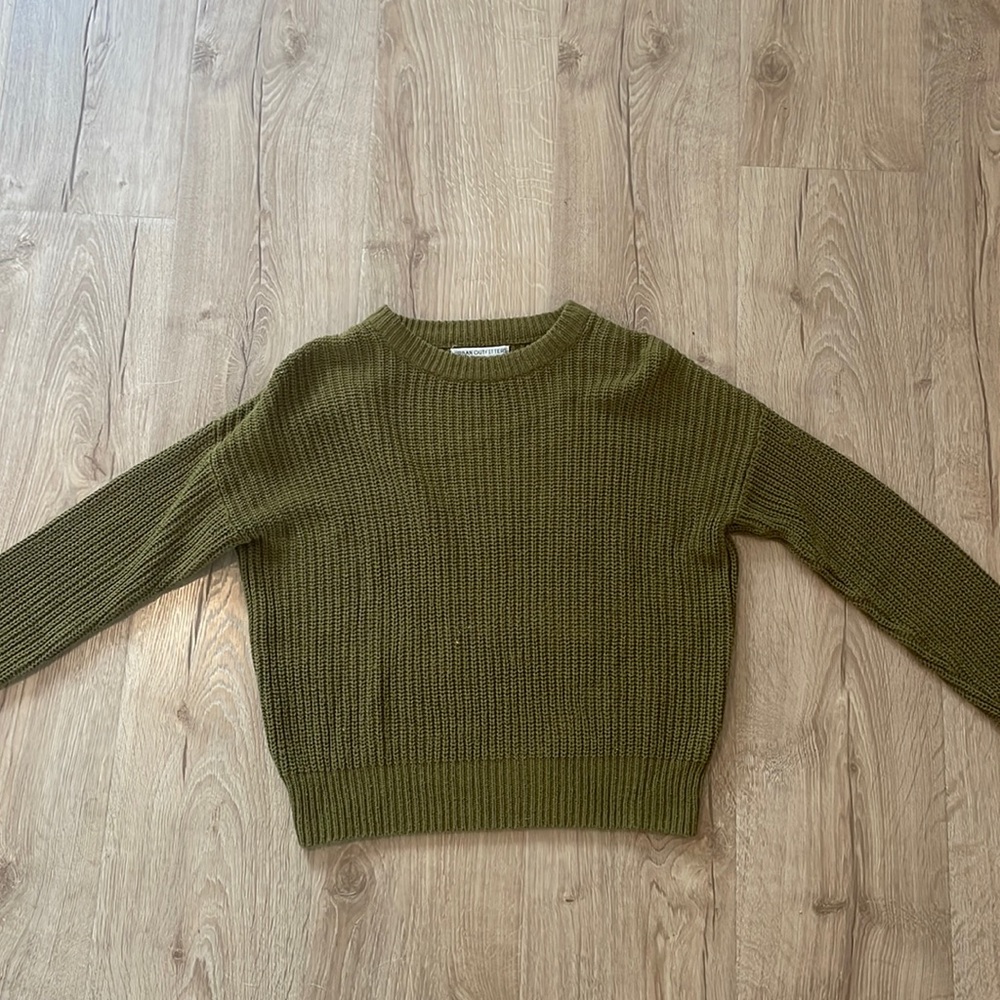 Olive green urban outfitters sweater